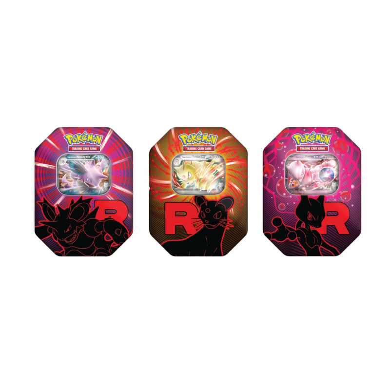 Pokémon - Tin box - Team Rocket - Bundle 3 Box- FR | 
