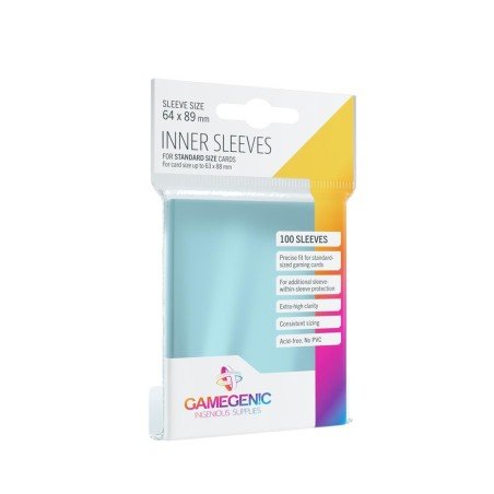 Gamegenic - Inner Sleeves 64x89 (100 pcs) | 4251715402092