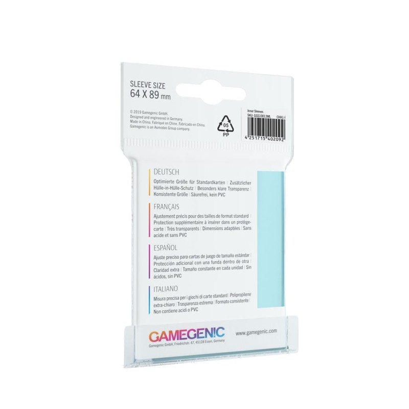 Gamegenic - Inner Sleeves 64x89 (100 pcs) | 4251715402092