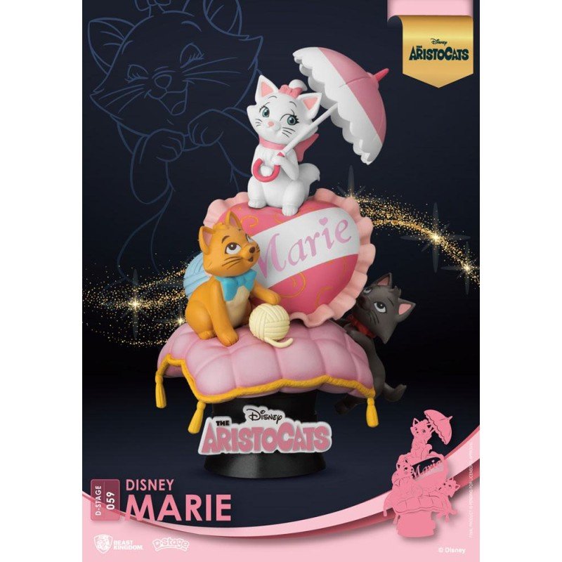 Disney Classic Animation Series diorama PVC D-Stage Marie 15 cm | 4710586069235