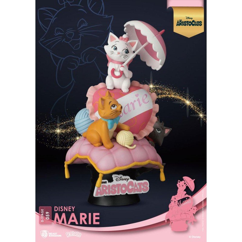 Disney Classic Animation Series diorama PVC D-Stage Marie 15 cm | 4710586069235