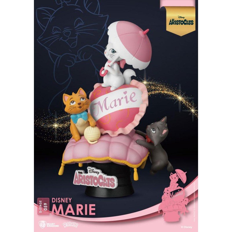 Disney Classic Animation Series diorama PVC D-Stage Marie 15 cm | 4710586069235