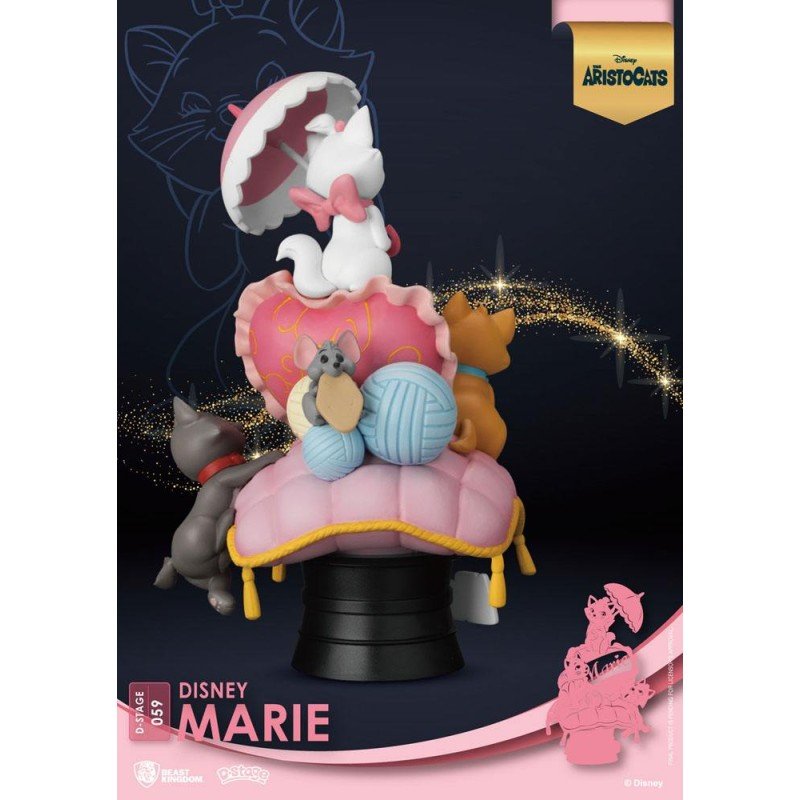 Disney Classic Animation Series diorama PVC D-Stage Marie 15 cm | 4710586069235