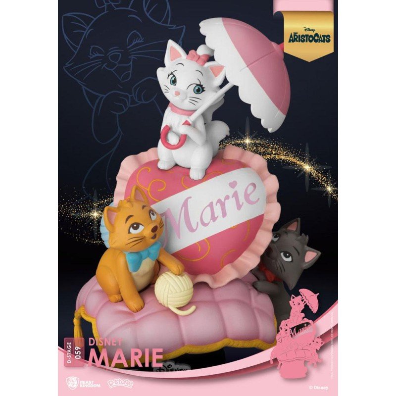 Disney Classic Animation Series diorama PVC D-Stage Marie 15 cm | 4710586069235