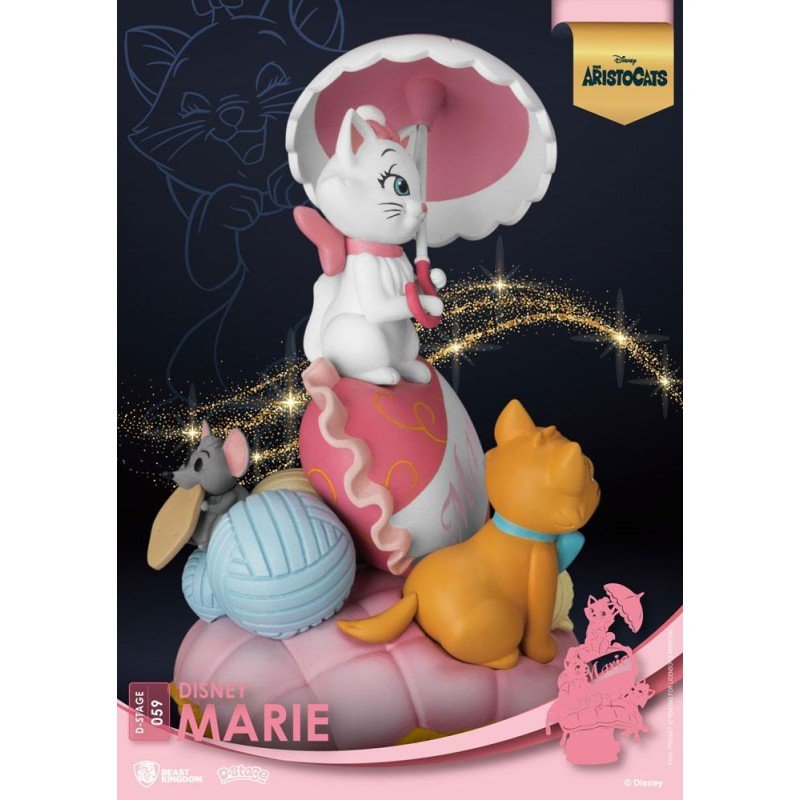 Disney Classic Animation Series diorama PVC D-Stage Marie 15 cm | 4710586069235