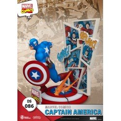 Marvel Comics diorama PVC D-Stage Captain America 16 cm | 4711385240962