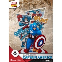 Marvel Comics diorama PVC D-Stage Captain America 16 cm | 4711385240962