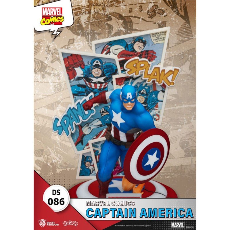 Marvel Comics diorama PVC D-Stage Captain America 16 cm | 4711385240962