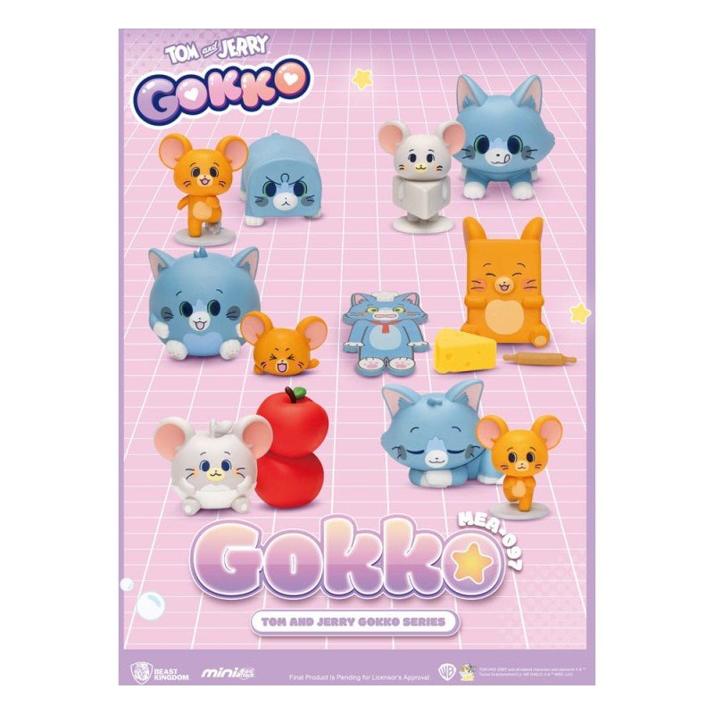 Tom & Jerry Gokko Series Figurines Blind Box (6) | 4711385263213