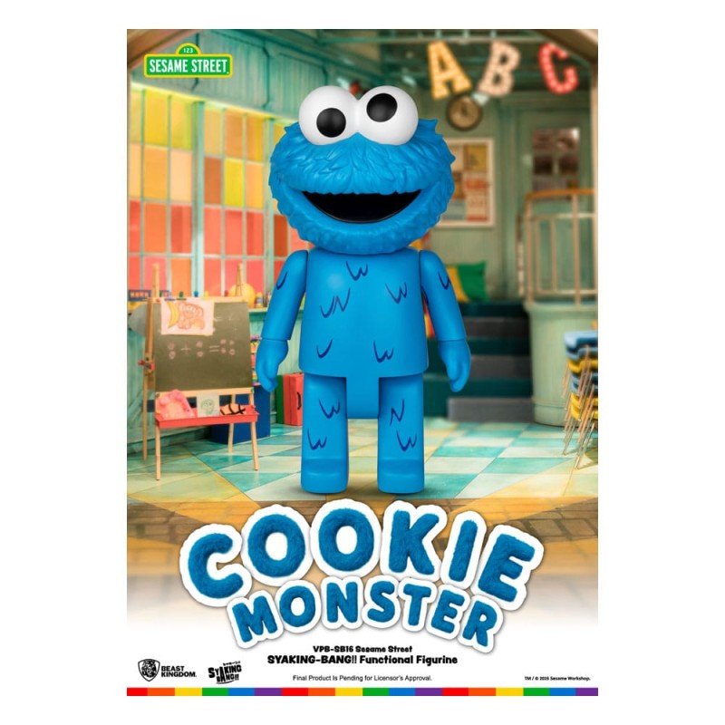 Sesame Street Syaking Bang Series tirelire en PVC Cookie Monster 47 cm | 4711385262827