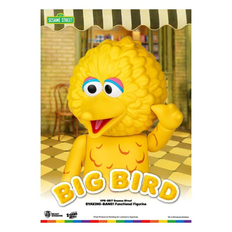 Sesame Street Syaking Bang Series tirelire en PVC Big Bird 49 cm | 4711385262834