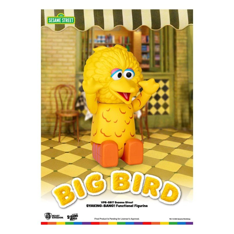 Sesame Street Syaking Bang Series tirelire en PVC Big Bird 49 cm | 4711385262834