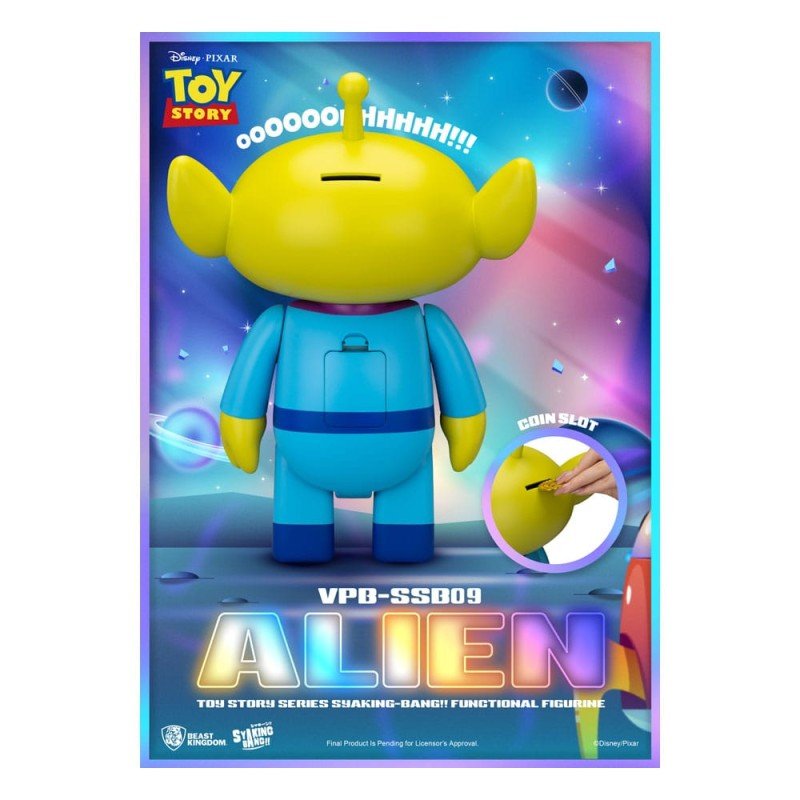 Toy Story Syaking Bang Series tirelire en PVC Alien 33 cm | 4711385250107