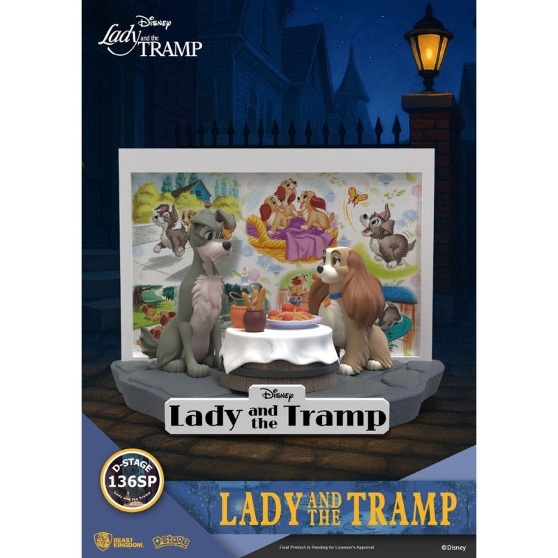 Disney D-Stage statuette PVC Lady and the Tramp 12 cm | 4711385263817