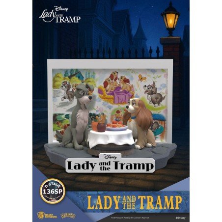 Disney D-Stage statuette PVC Lady and the Tramp 12 cm | 4711385263817