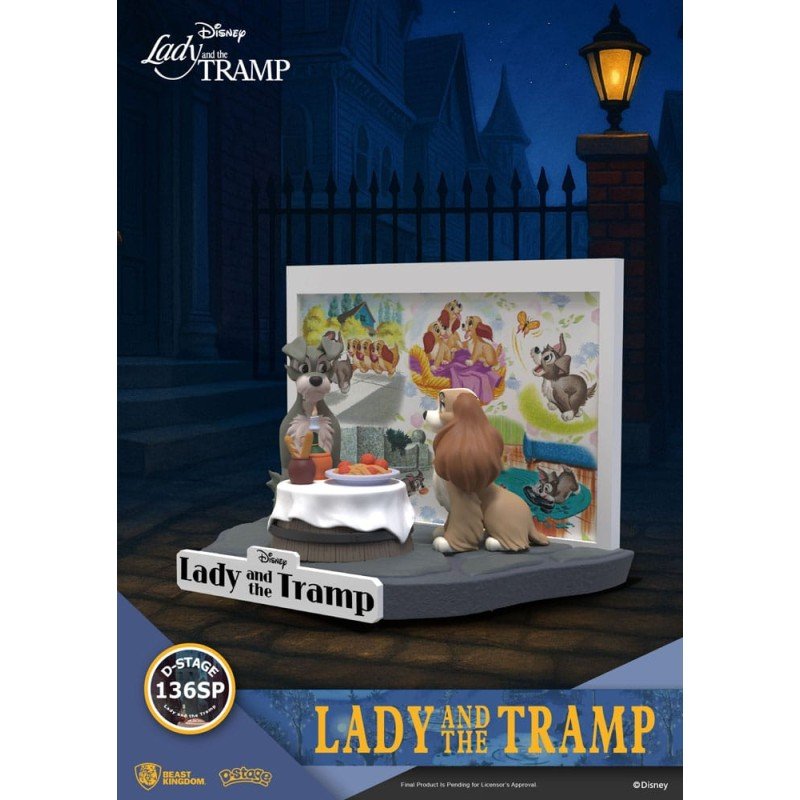 Disney D-Stage statuette PVC Lady and the Tramp 12 cm | 4711385263817