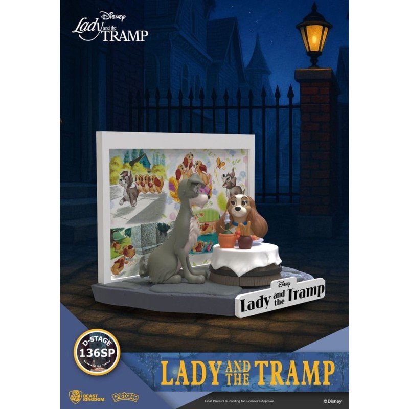 Disney D-Stage statuette PVC Lady and the Tramp 12 cm | 4711385263817