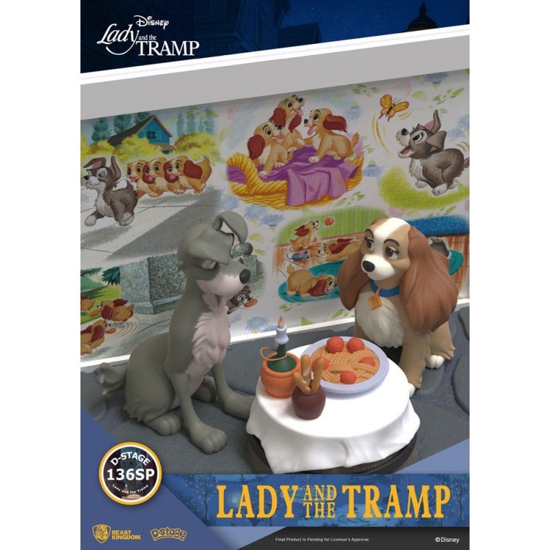 Disney D-Stage statuette PVC Lady and the Tramp 12 cm | 4711385263817