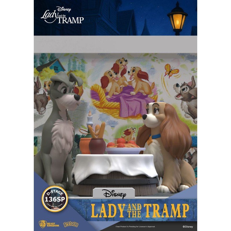 Disney D-Stage statuette PVC Lady and the Tramp 12 cm | 4711385263817