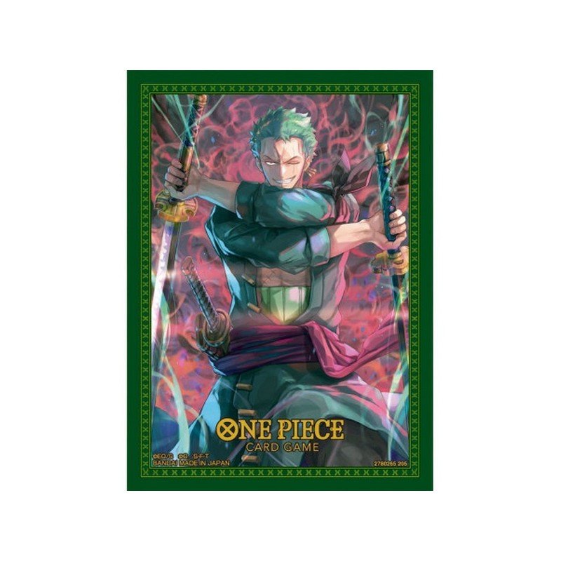 One Piece Card Game - Official Sleeve Serie 11 - Zoro | 810158831179