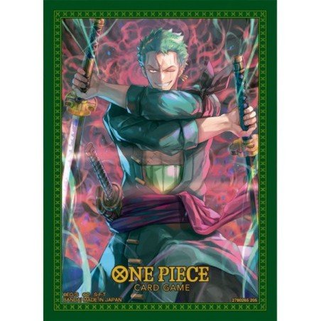 One Piece Card Game - Official Sleeve Serie 11 - Zoro | 810158831179
