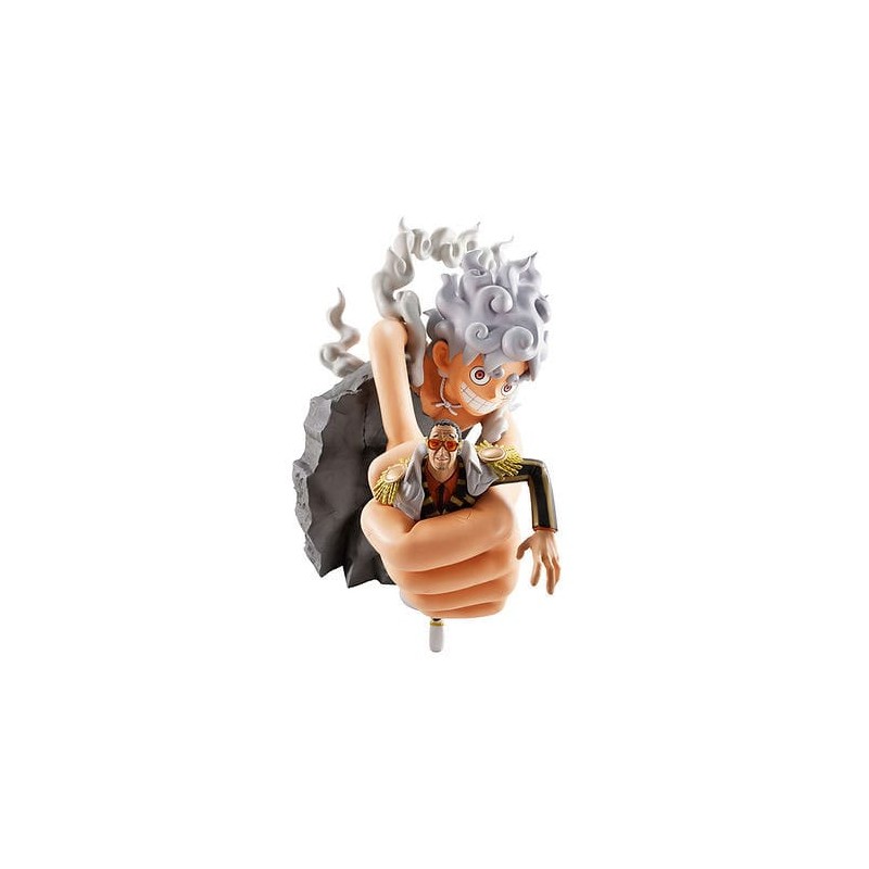 One Piece Ichibansho statuette PVC Burst of Energy Collection Monkey D Luffy Gear 5 vs Borsalino 20 cm | 4573102689993