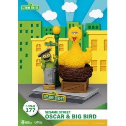 Sesame Street D-Stage statuette PVC Oscar & Big Bird 12 cm | 4711385261219