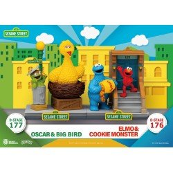 Sesame Street D-Stage PVC Statue Oscar & Big Bird 12 cm | 4711385261219