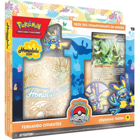 Pokémon - World Championships Decks 2024 - Fernando Cifuentes "Crushing Thorn" - FR | 196214106727