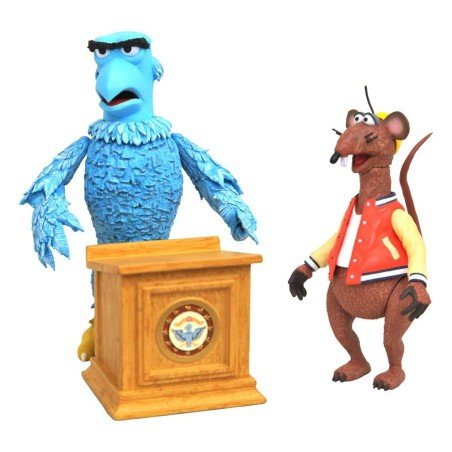 The Muppets Select Action Figure 2-Pack Sam the Eagle & Rizzo the Rat 13 cm | 0699788814833