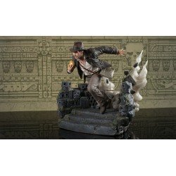 Indiana Jones: Raiders of the Lost Ark Deluxe Gallery PVC Statue Escape with Idol 25 cm | 0699788846322