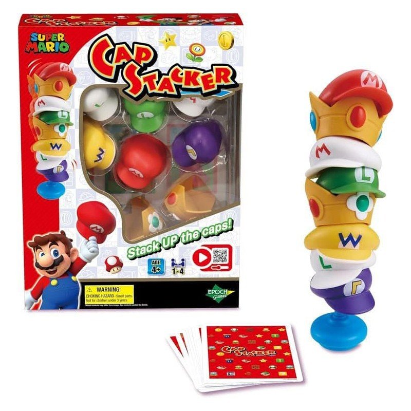 Super Mario jeu Piranha Cap Stacker | 5054131075548