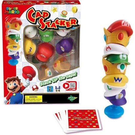 Super Mario jeu Piranha Cap Stacker | 5054131075548