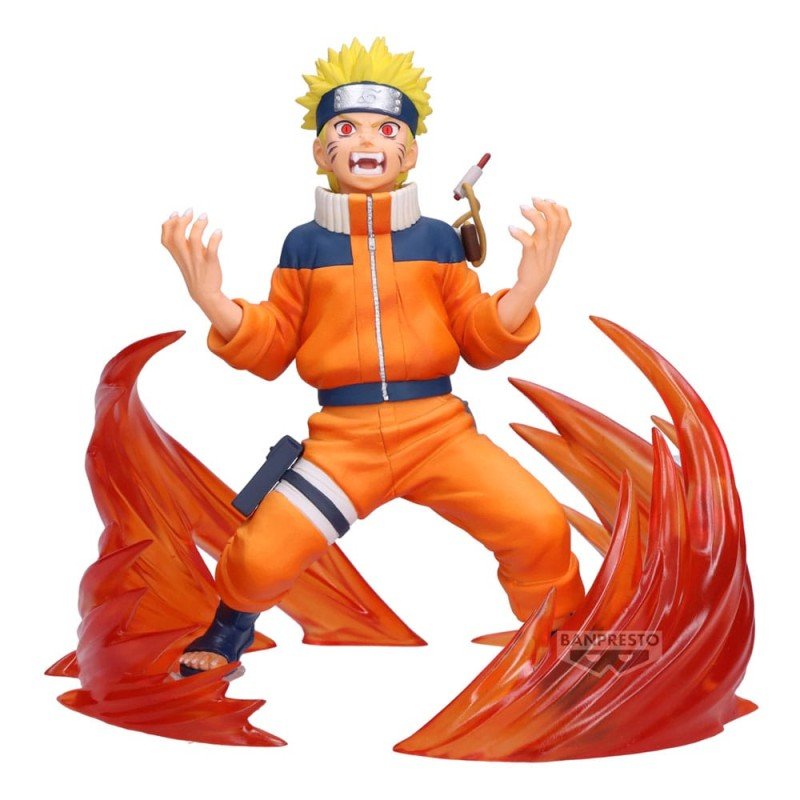 Naruto 72 series statuette PVC Vibration Stars Naruto Uzumaki & Sasuke Uchiha Version A: Naruto Uzumaki 15 cm | 4573102696175