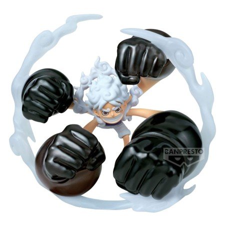 One Piece statuette PVC World Collectable Figure Special Monkey D. Luffy Gear5 Gum Dawn Gatling 12 cm | 4573102696526
