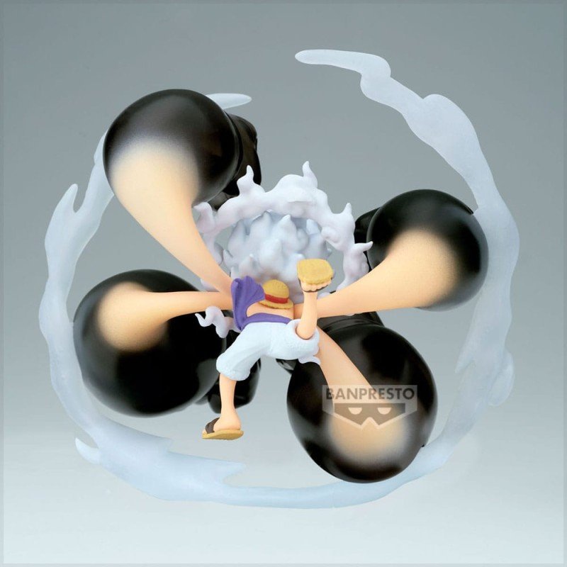 One Piece statuette PVC World Collectable Figure Special Monkey D. Luffy Gear5 Gum Dawn Gatling 12 cm | 4573102696526