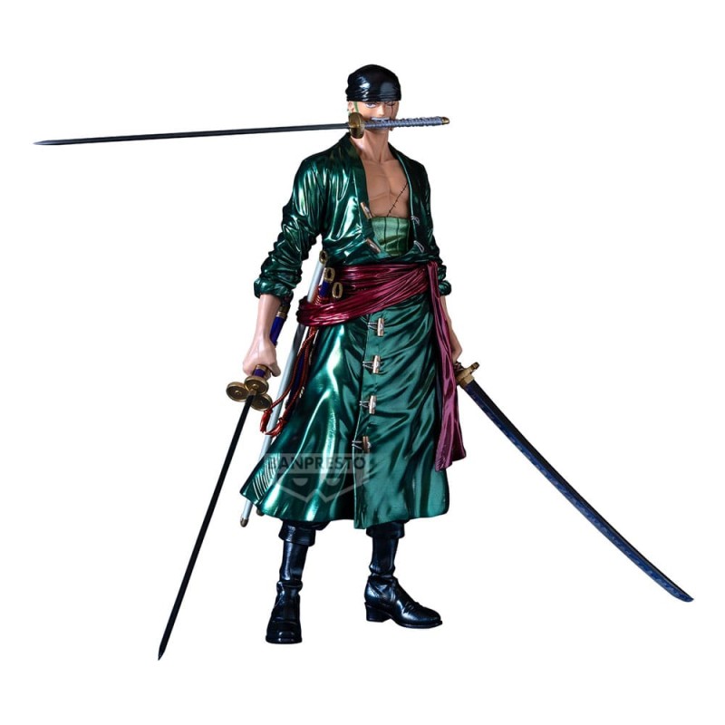 One Piece statuette PVC Premium The Metallic Roronoa Zoro 30 cm | 4573102696847