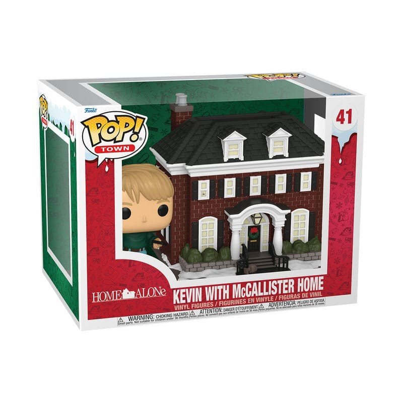 Maman, j'ai raté l'avion ! POP! Town Vinyl figurine Kevin with McCallister Home 9 cm | 0889698800426
