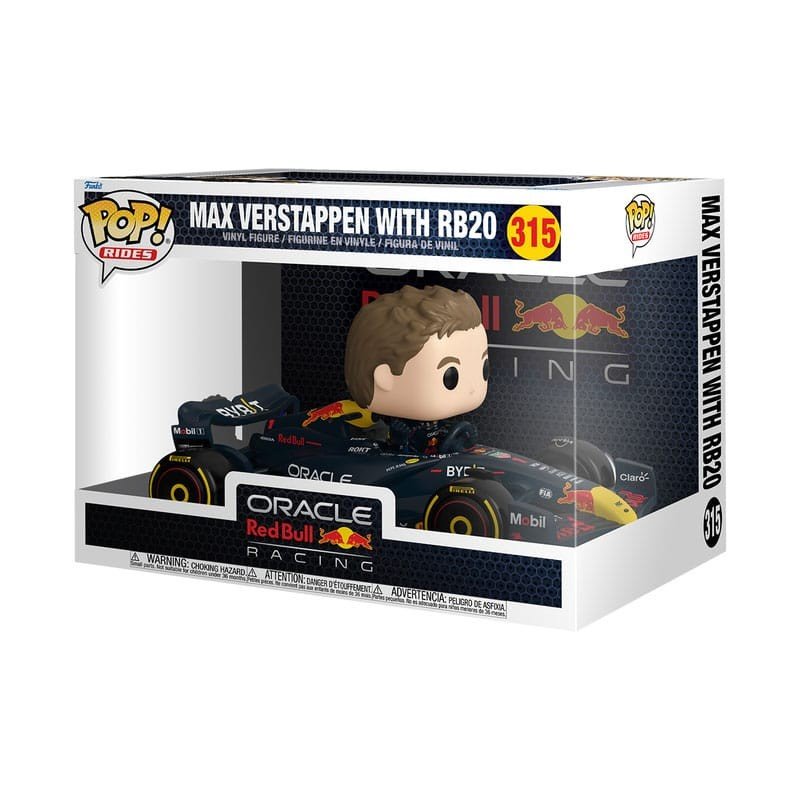 Formule 1 POP! Rides Super Deluxe Vinyl figurine RB- Verstappen w/RB20 15 cm | 0889698839211
