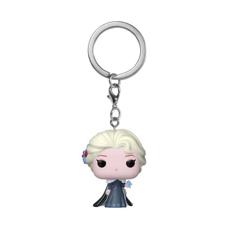 Disney Princess présentoir porte-clés Pocket POP! Holiday Elsa 4 cm (12) | 0889698860789