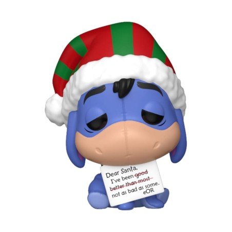 Winnie the Pooh Holiday 2025 porte-clés Pocket POP! Vinyl Eeyore Tree Holiday Box 4 cm | 0889698860802