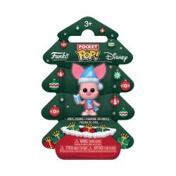 Winnie the Pooh Holiday 2025 porte-clés Pocket POP! Vinyl Piglet Tree Holiday Box 4 cm | 0889698860819