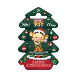 Winnie the Pooh Holiday 2025 porte-clés Pocket POP! Vinyl Tigger Tree Holiday Box 4 cm | 0889698860833