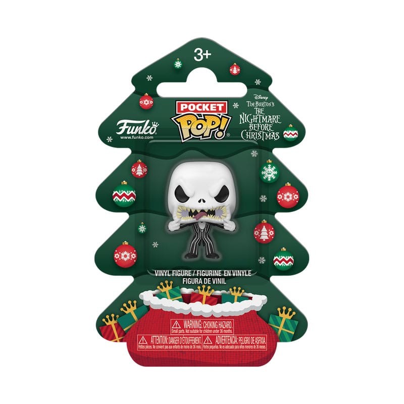 L'Étrange Noël de monsieur Jack Holiday 2025 porte-clés Pocket POP! Vinyl Jack Tree Holiday Box 4 cm | 0889698860932