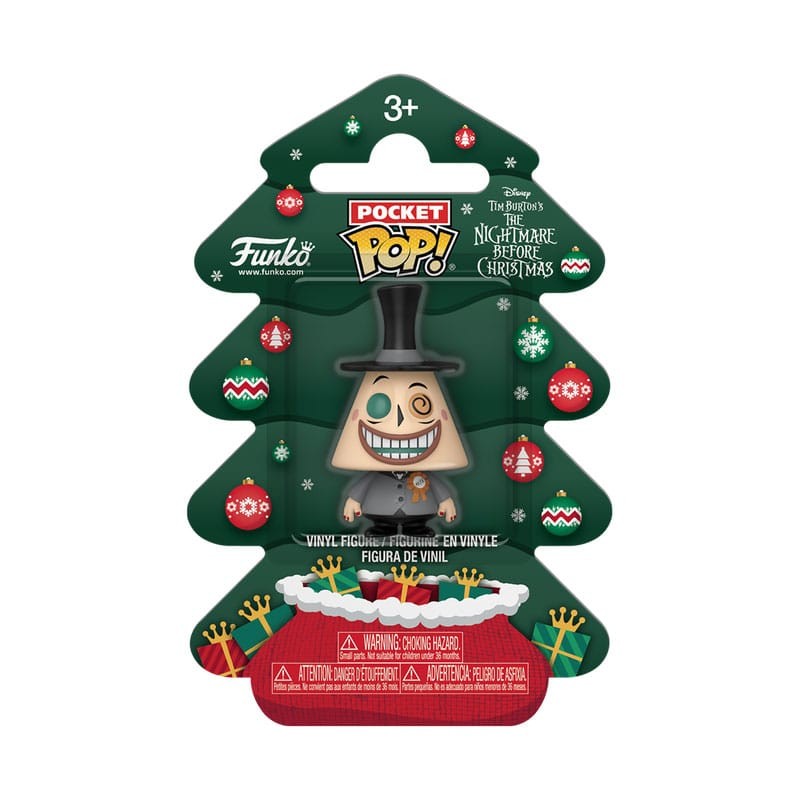 L'Étrange Noël de monsieur Jack Holiday 2025 porte-clés Pocket POP! Vinyl Mayor Tree Holiday Box 4 cm | 0889698860949