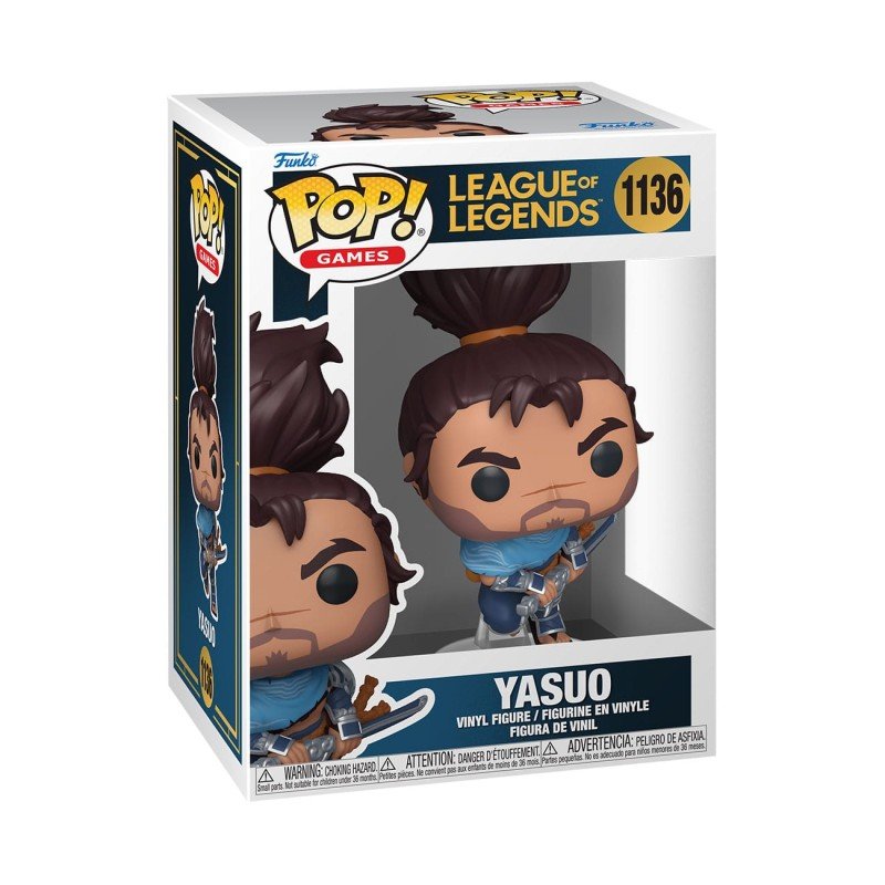 League of Legends POP!&Buddy Games Vinyl figurine Yasuo 9 cm | 0889698861120