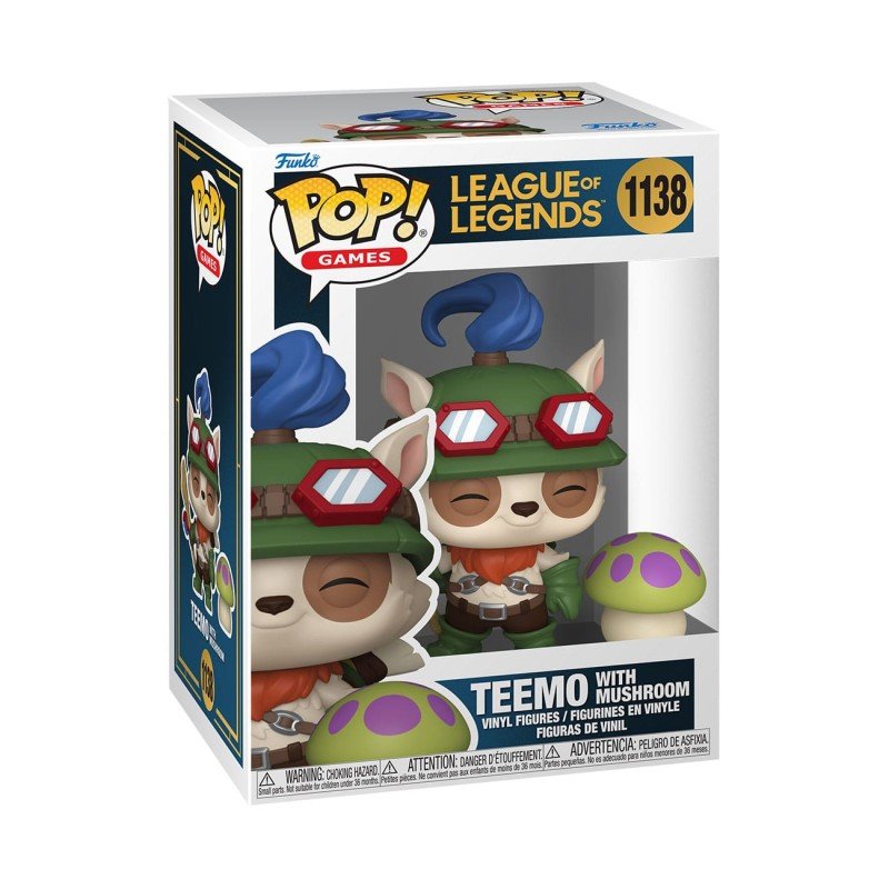 League of Legends POP!&Buddy Games Vinyl figurine Teemo w/Shroom 9 cm | 0889698861137