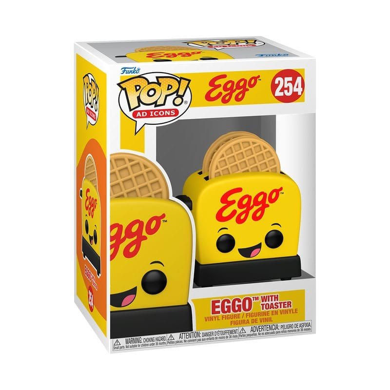 Kellogg's POP! Ad Icons Vinyl figurine Eggo w/ Toaster 9 cm | 0889698862127