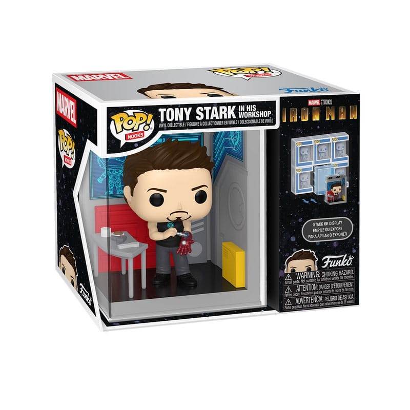 Marvel POP! Nooks Vinyl figurine Tony's Garage 9 cm | 0889698862448