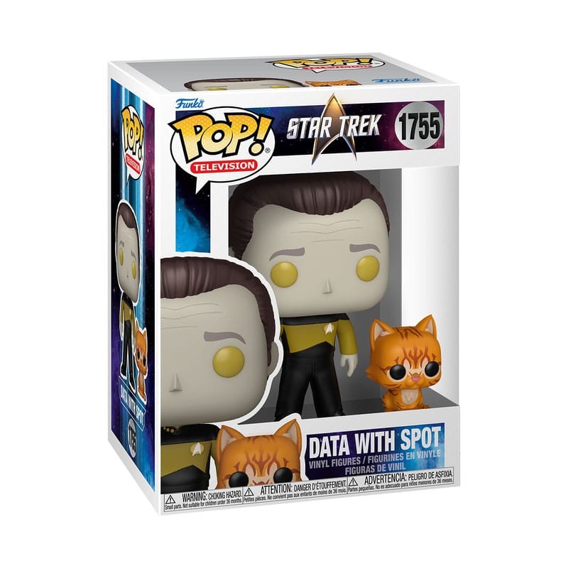 Star Trek POP!&Buddy TV Vinyl figurine STNXTGen- Data w/spot 9 cm | 0889698862509